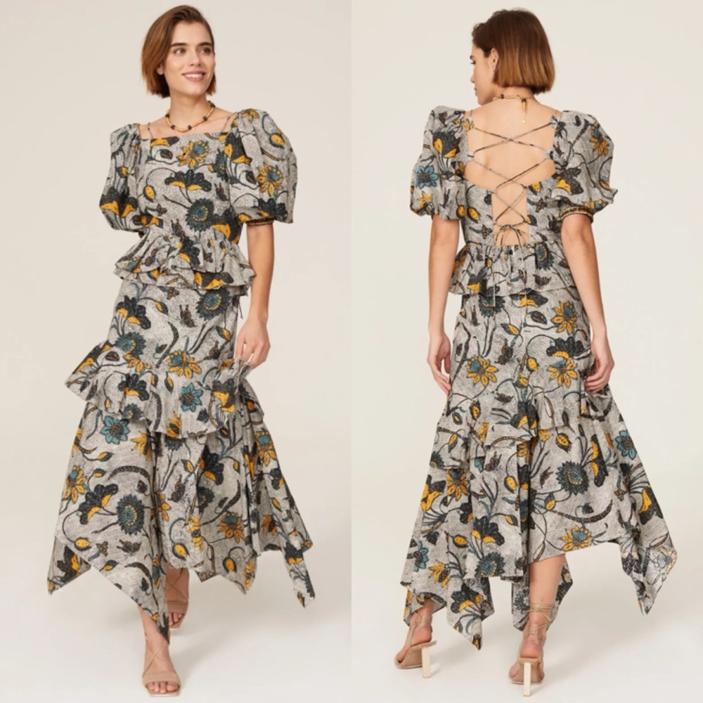 Ulla Johnson Marie Tie Back Dress in Size 4